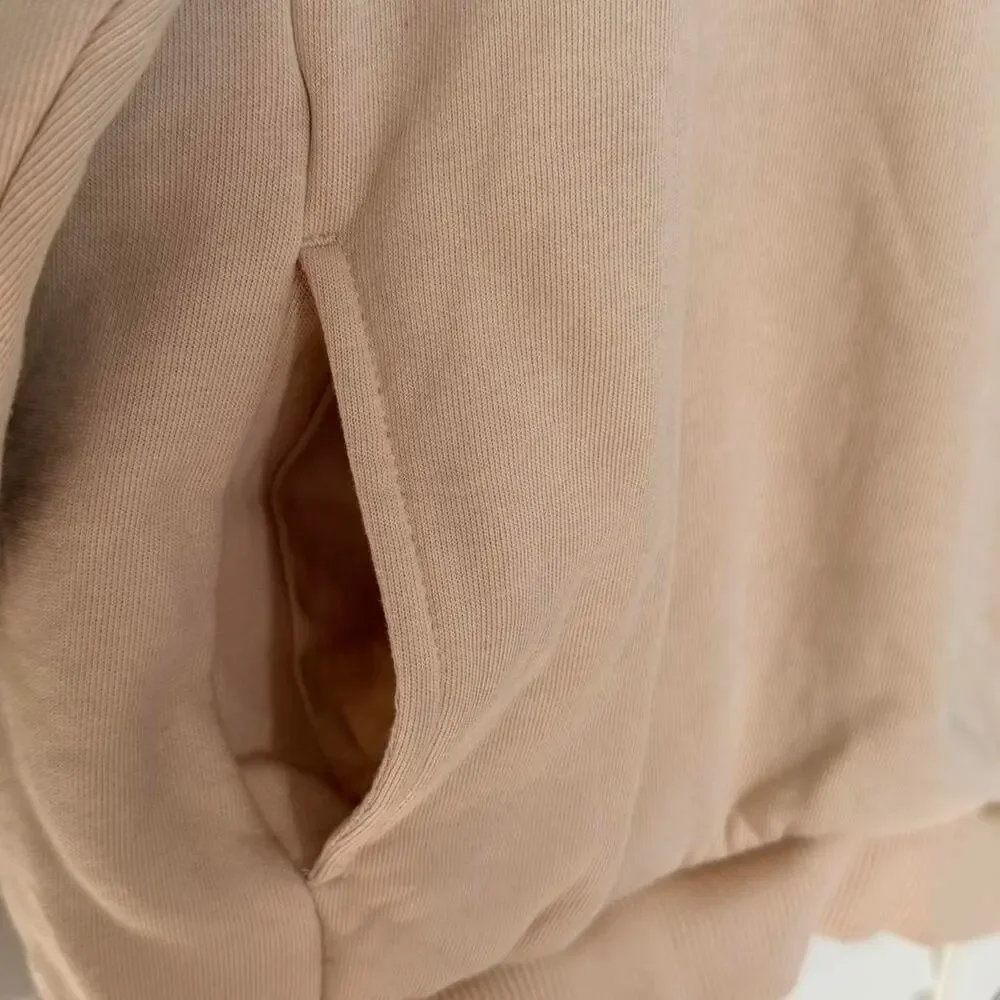 Nike tan hoodie size m